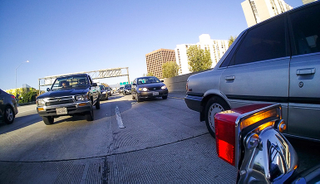 Illustration for article titled Learning How to Lane Split in One of America's Most Congested Cities